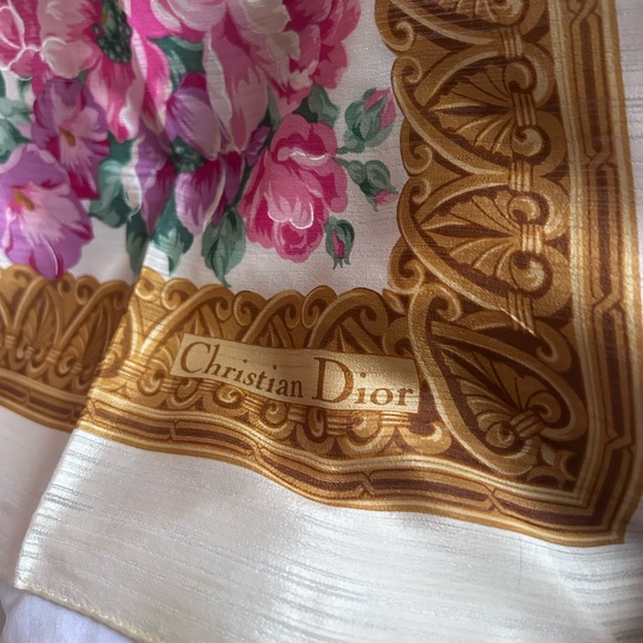 CHRISTIAN DIOR Silk Scarf - Picture 4 of 7
